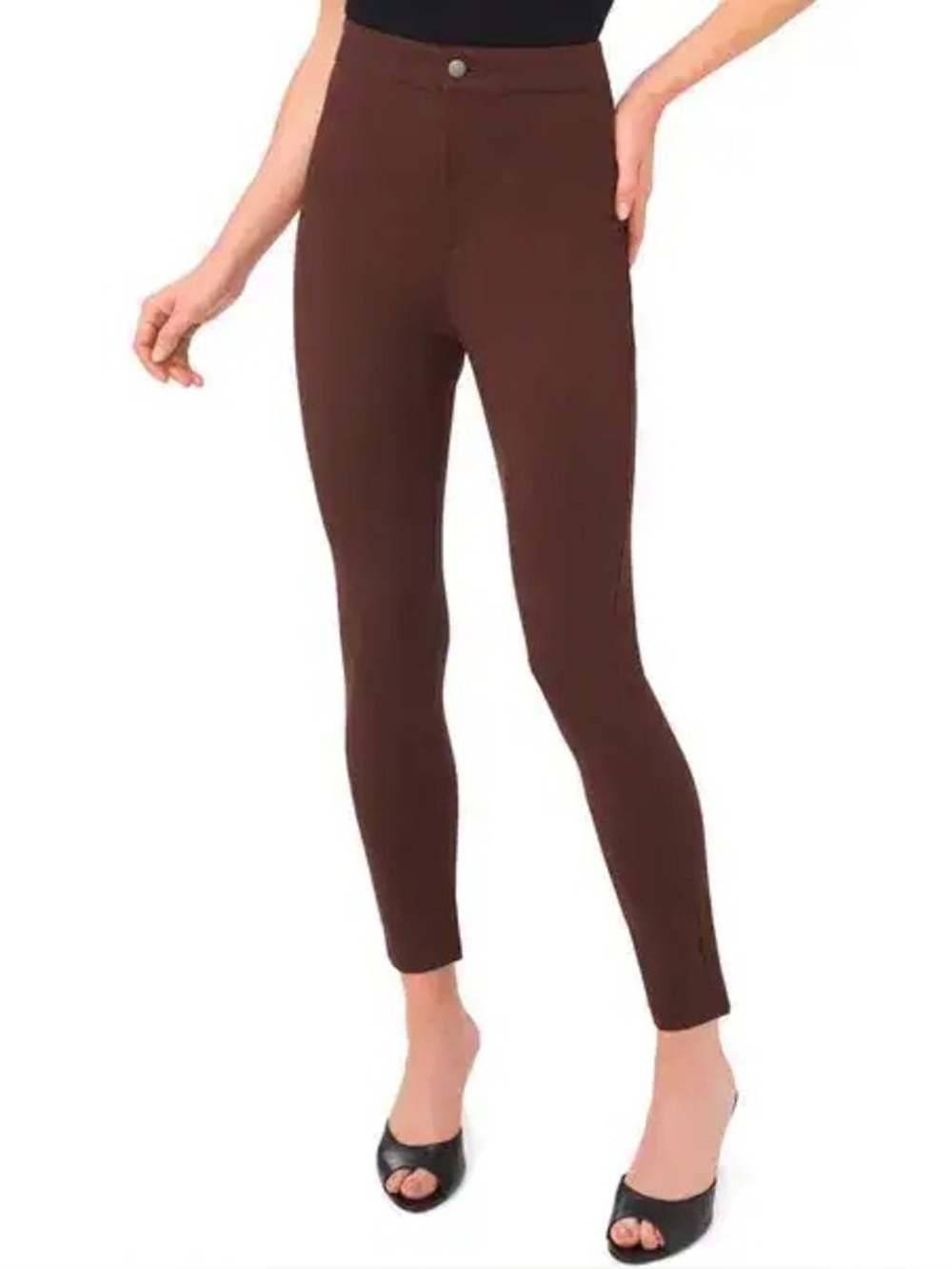 Ted Baker London Felinda High Waist Ponte Pants Chicory Coffee